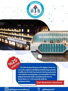 Özel Beyhekim Hastanesi İle İndirim Anlaşması