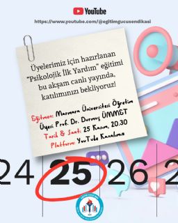 Psikolojik İlk Yardım Eğitimi