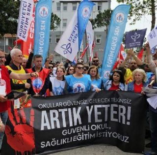 Siverek’teki Okul Saldırısına Tepki: Eğitim Gücü Sen Antalya Sahada!