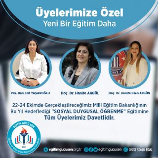 Sosyal Duygusal Öğrenme Eğitimi