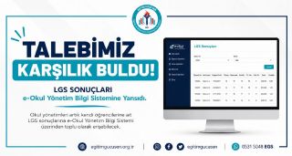 Talebimiz Karşılık Buldu: Lgs Sonuçları E-okul Yönetim Bilgi Sistemine Yansıdı