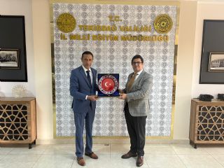 Tekirdağ İl Milli Eğitim Müdürü Dr. Abdülaziz Yeniyol'a Ziyaret