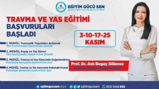 Travma ve Yas Eğitimi Başvuruları Başladı!