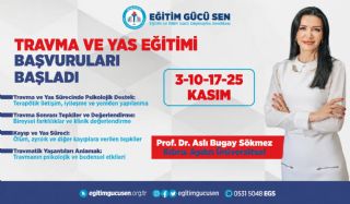 Travma ve Yas Eğitimi Başvuruları Başladı!