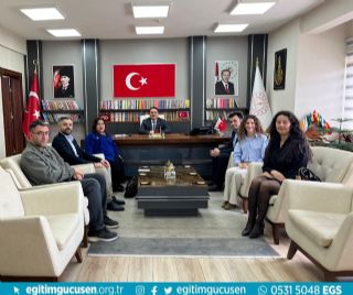 Yönetim Kurulumuz, İl Milli Eğitim Müdürü Sayın Coşkun Bakırtaş'ı Ziyaret Etti.